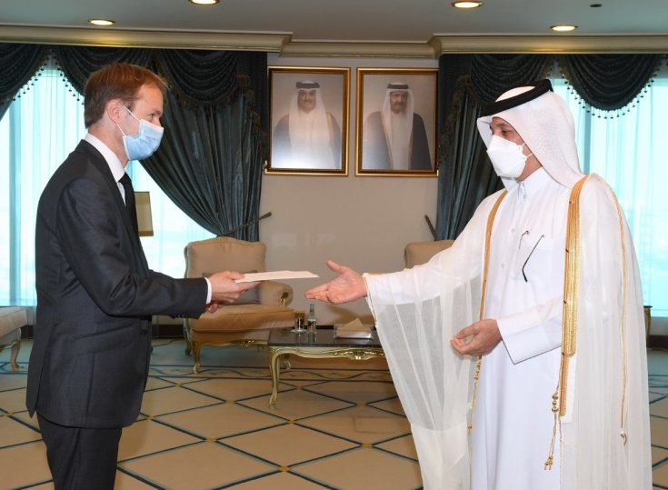 Minister of State for Foreign Affairs receives copy of credentials of French Ambassador