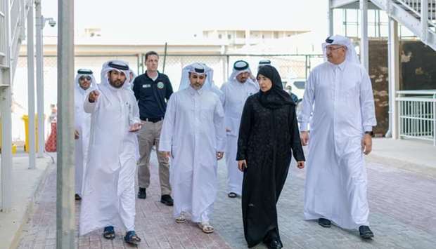 Ministers inspect Umm Slal quarantine centre
