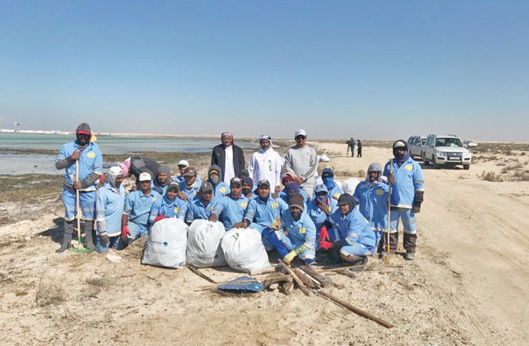 MME cleans up beaches and islands