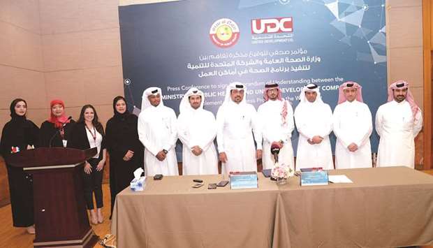 MoPH, UDC sign pact to implement workplace wellness programme