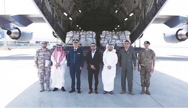 New food aid shipment from Qatar arrives for Lebanese army