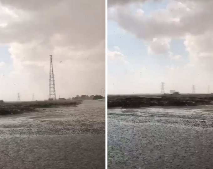 Northeastern parts of Qatar receive thundery rain: QMD