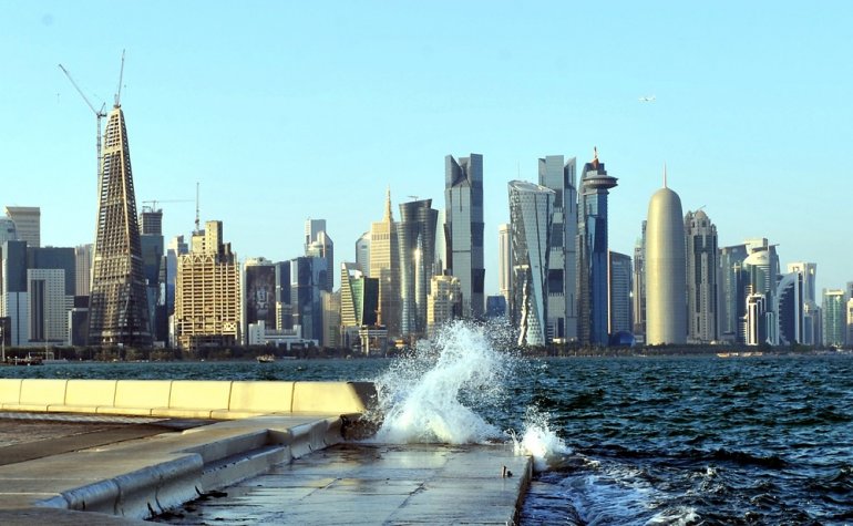 Northwesterly fresh to strong wind in Qatar expected from today
