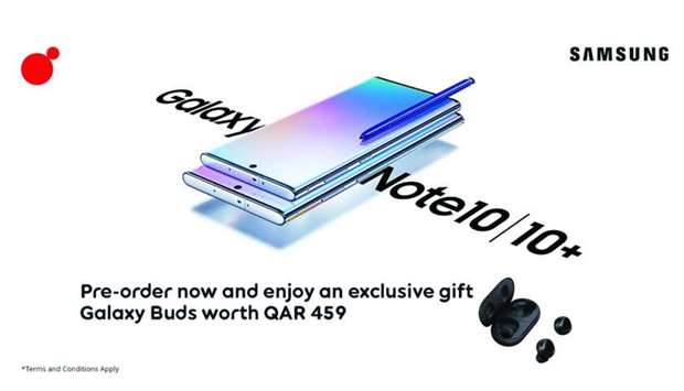 Ooredoo customers can preorder Samsung Galaxy Note 10