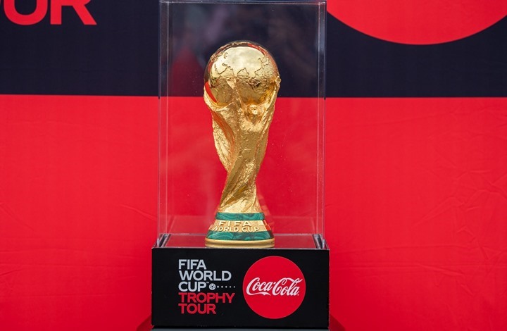 Original FIFA World Cup trophy arrives in Doha