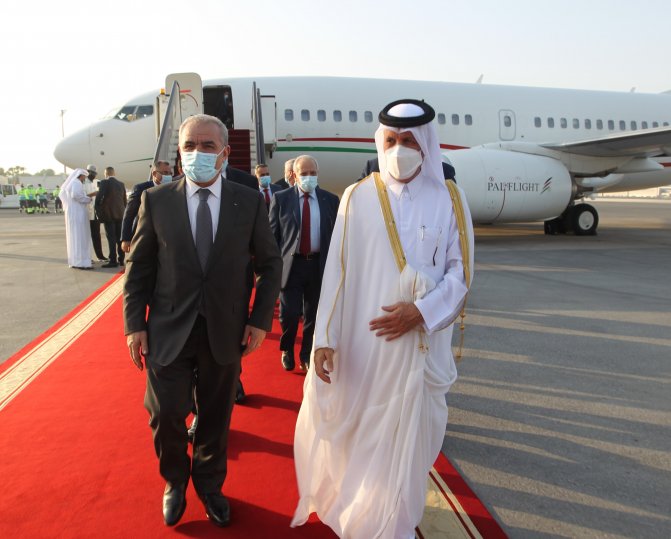 Palestinian Prime Minister arrives in Doha