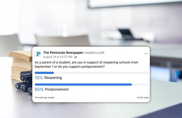 Parents want classroom teaching postponed: Online survey