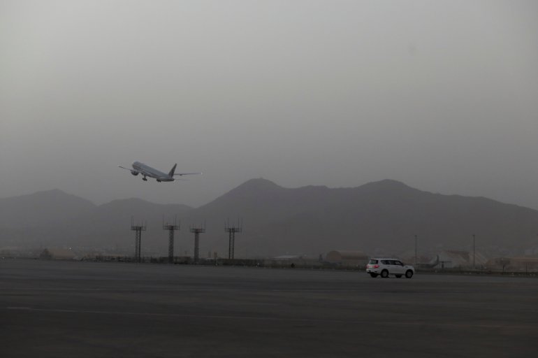 Plane carrying Afghans, US and European citizens from Kabul arrives in Doha