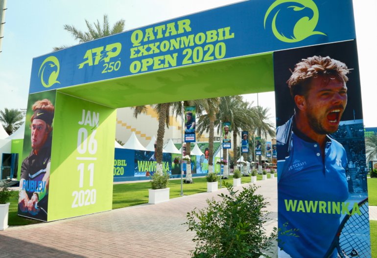 Qatar Airways and QDF welcome top tennis players to Qatar for ExxonMobil Men’s Open