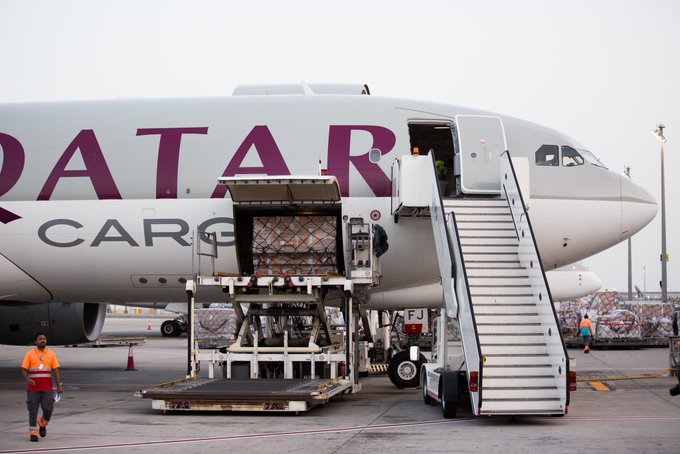 Qatar Airways Cargo transports over 50,000,000kg medical supplies and aid relief last month
