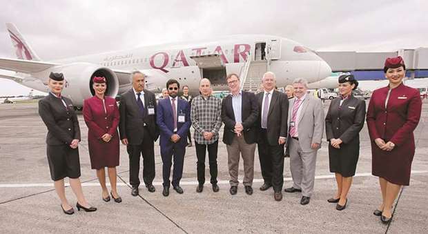 Qatar Airways celebrates launch of direct daily service to Dublin