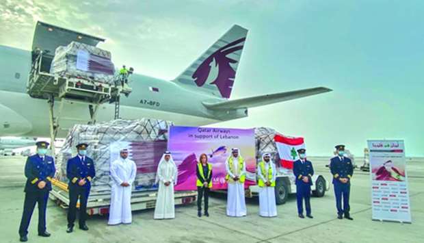 Qatar Airways launches Lebanon aid programme