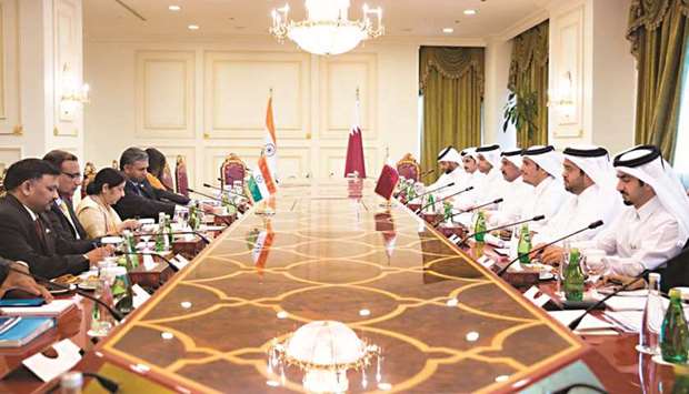 Qatar and India sign declaration  to establish joint commission