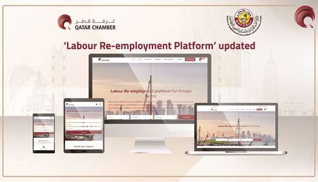 Qatar Chamber updates قLabour Re-employment Platformق