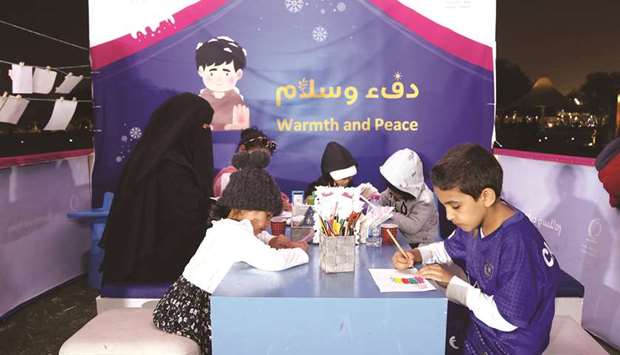Qatar Charity educates society on winter essentials of refugees