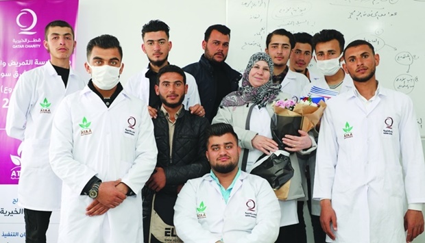 Qatar Charity opens nursing school in northern Syria