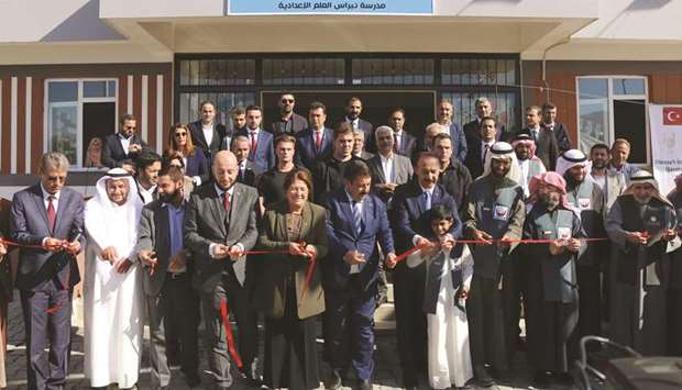 Qatar Charity opens school for Syrian refugees in Turkey
