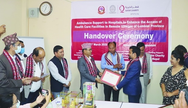 Qatar Charity supports rural hospitals in Nepal