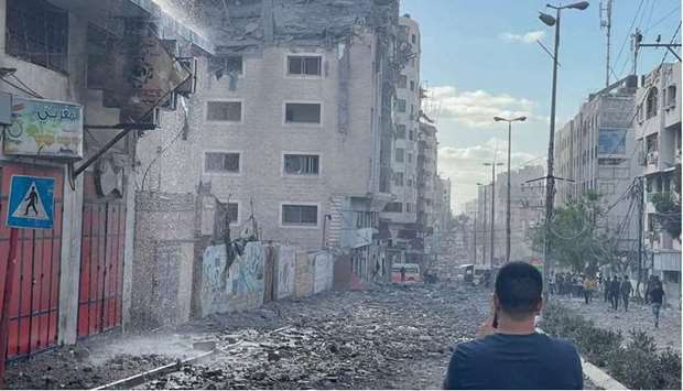 Qatar condemns Israeli bombing of QRCS office in Gaza Strip