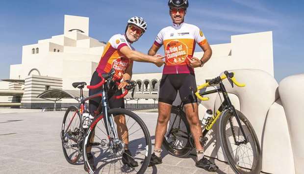 Qatar cycling stars explore Doha