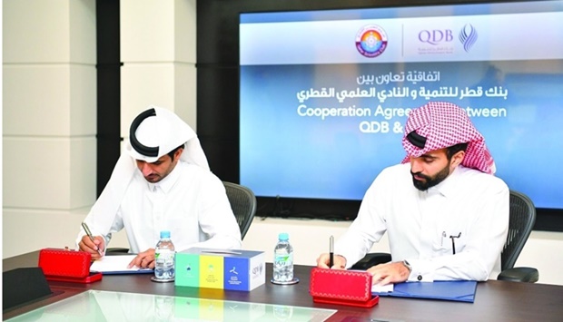 Qatar Development Bank and Qatar Scientific Club sign MoU