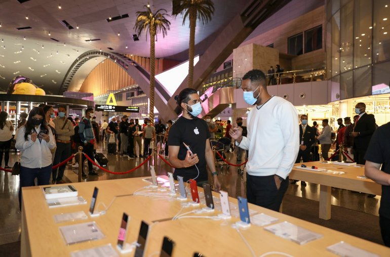 Qatar Duty Free opens Apple Shop Programme at HIA
