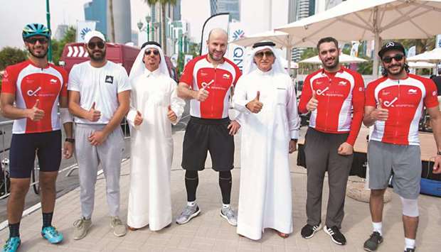 Qatar Marriott Worldwide Business Council holds first charity bike ride