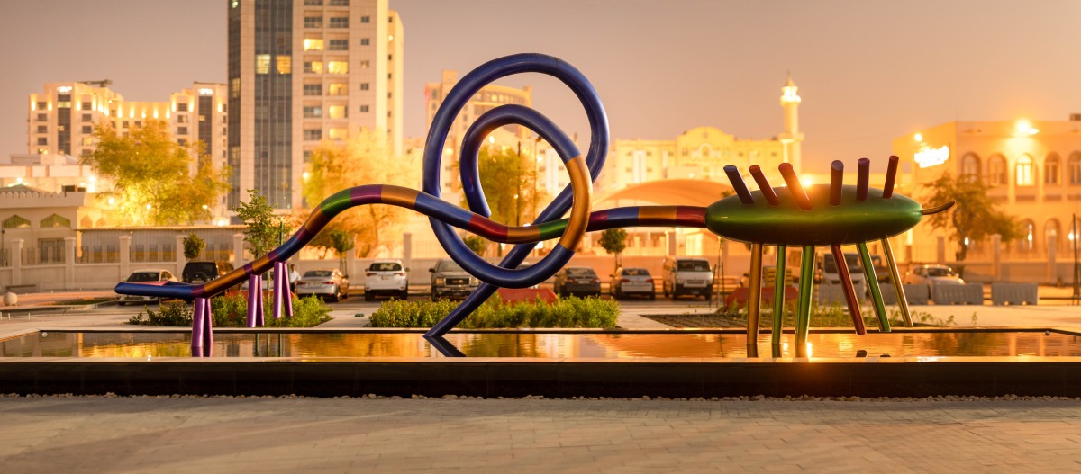 Qatar Museums installs new public artworks with Ashghal’s support