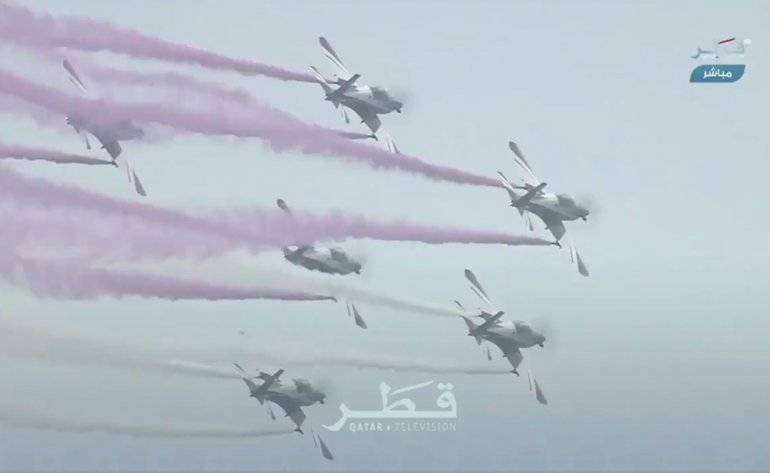 Qatar National Day Parade 2019 held at Corniche (Videos)