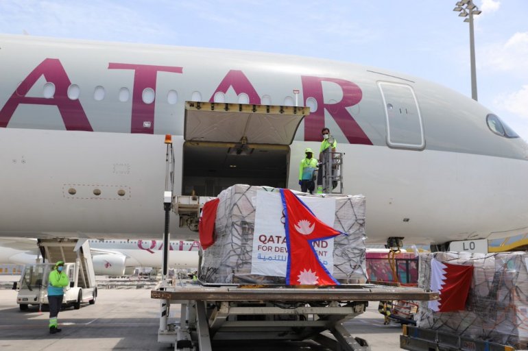 Qatar sends urgent medical aid to four countries to combat coronavirus pandemic