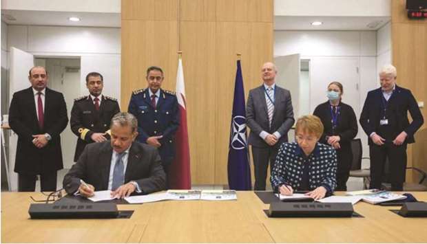 Qatar signs agreement to open offices at Nato HQ