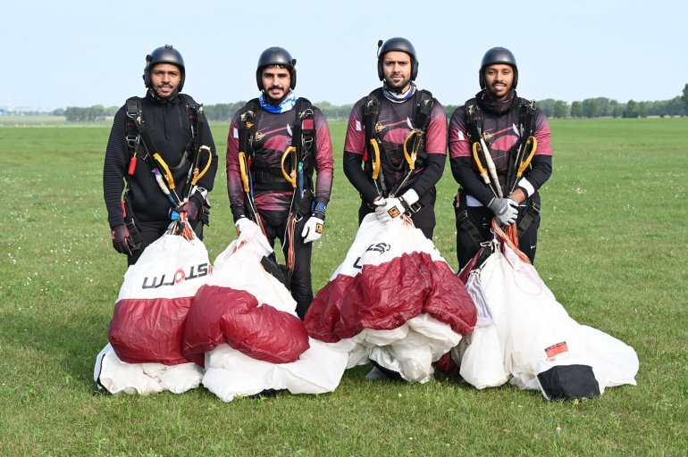 Qatar skydivers clinch gold
