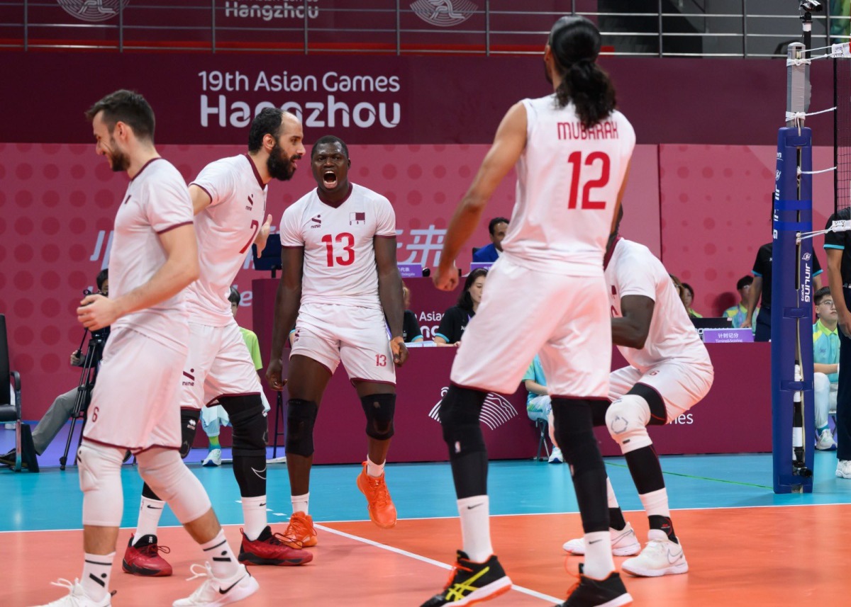 Qatar spikers move into semis at Asian Games