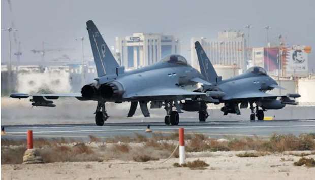 Qatari-UK squadron of Typhoon fighters to hold 'Epic Skies' exercise