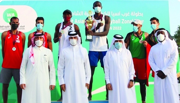 Qatarقs Tijan Ahmed and Nasim romp to West Asia Beach Volleyball Zonal Tour title