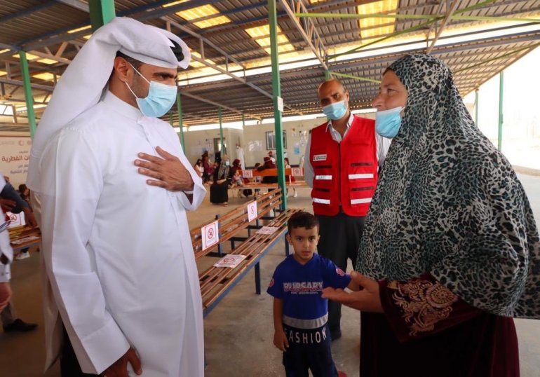 QFFD inspects health care centres for Syrian refugees in Jordan
