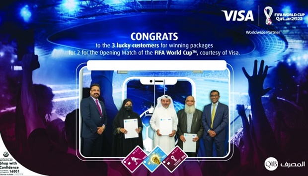 QIB, Visa name promotion winners to attend Qatar 2022 opening match
