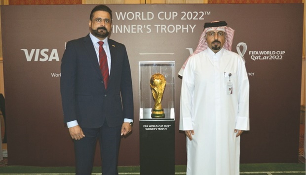 QNB Visa cardholders treated to event with FIFA trophy