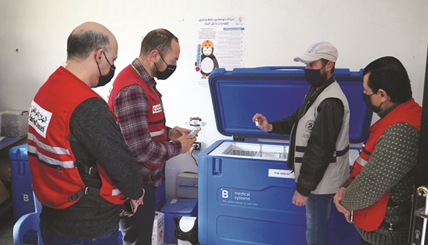 QRCS monitors Phase 2 of WHO Covax vaccination campaign in northern Syria