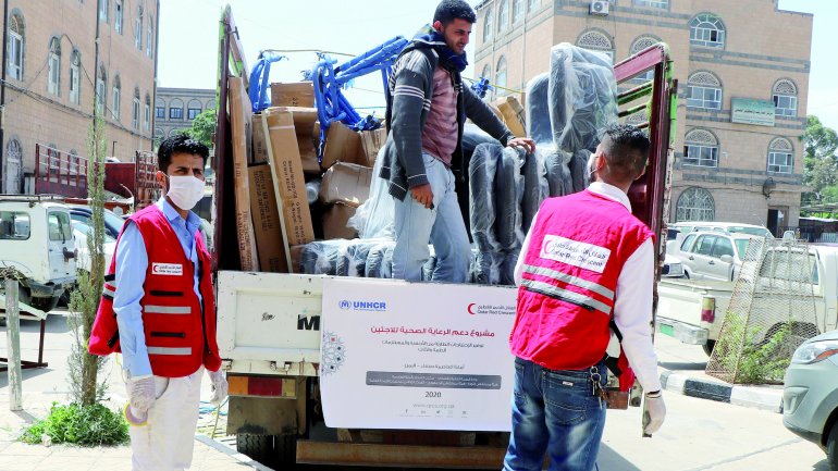 QRCS, UNHCR provide vital medical supplies for Yemen health facilities