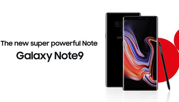 Samsung Galaxy Note9 at Ooredoo outlets