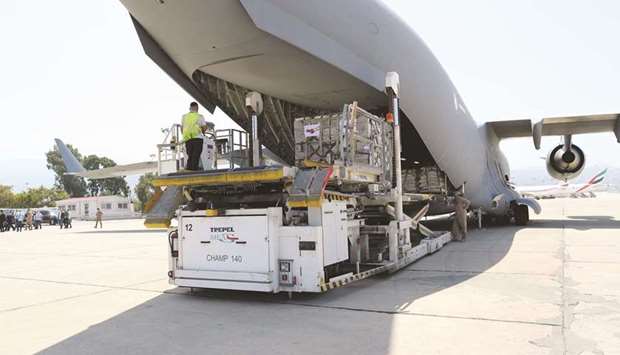 Second shipment of Qatari food aid for Lebanese army arrives in Beirut