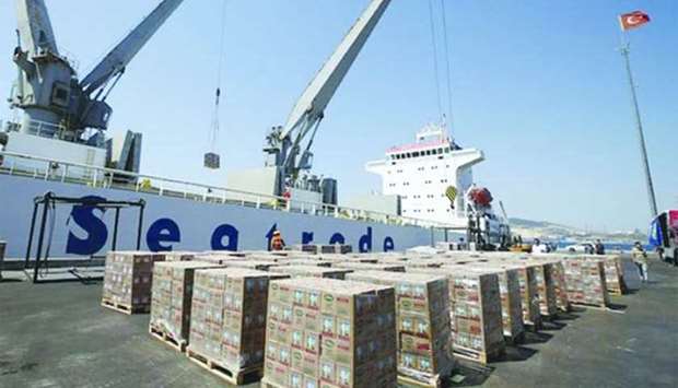 Second Turkish ship with food to reach Qatar before Eid