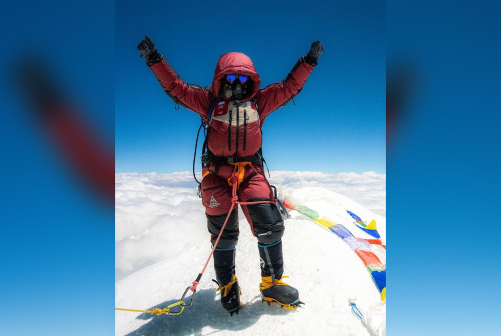 Sheikha Asma scales new heights as first Arab to summit world’s third-highest mountain