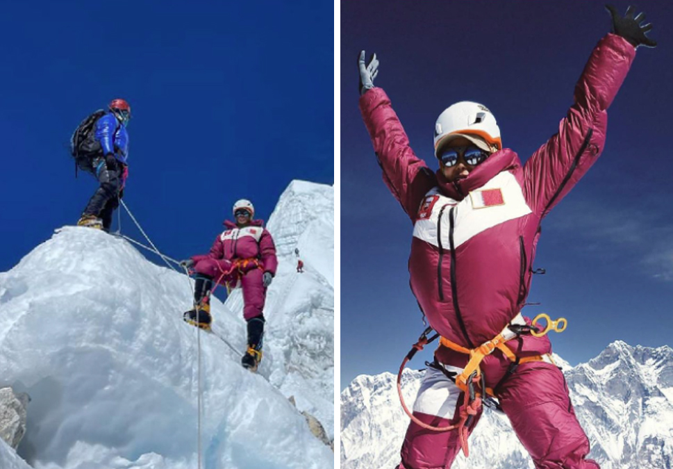 Sheikha Asma summits another tough mountain; fourth this year