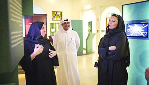 Sheikha Moza opens exhibition that focuses on DNA