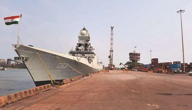 Ship with oxygen cylinders, concentrators from Qatar reaches New Mangalore Port, India