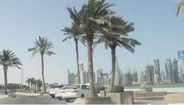 Strong winds, blowing dust Monday