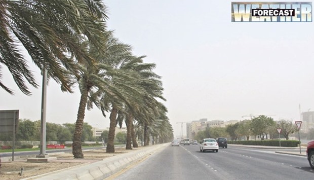 Strong winds, dusty conditions forecast