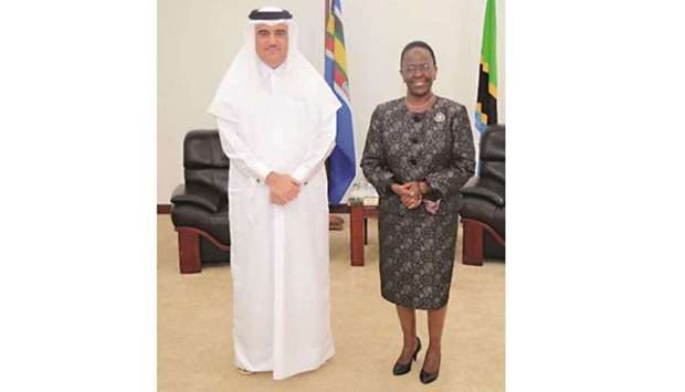 Tanzanian FM meets Qatari envoy